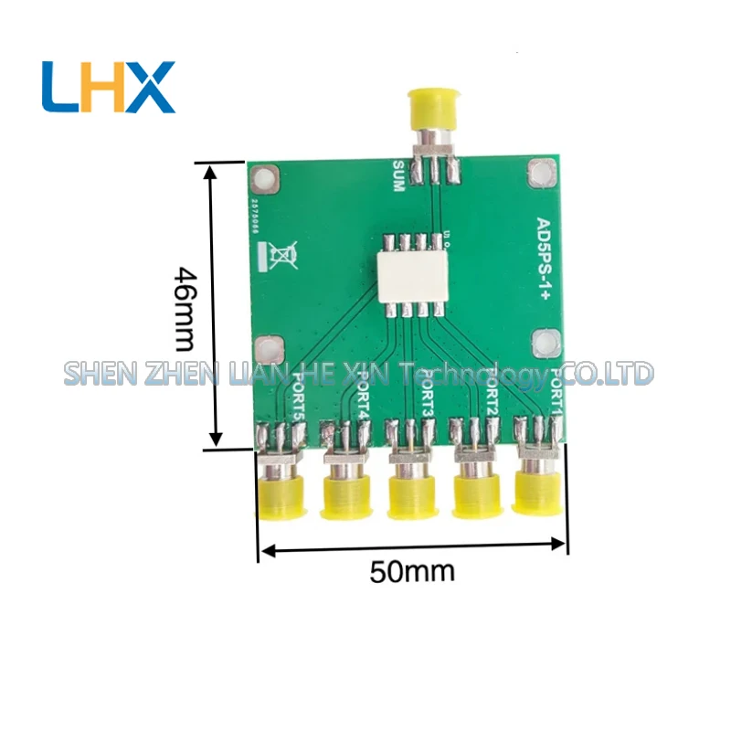AD5PS-1 RF power allocation and circuit divider power 400MHz bandwidth PLL reference clock allocation new