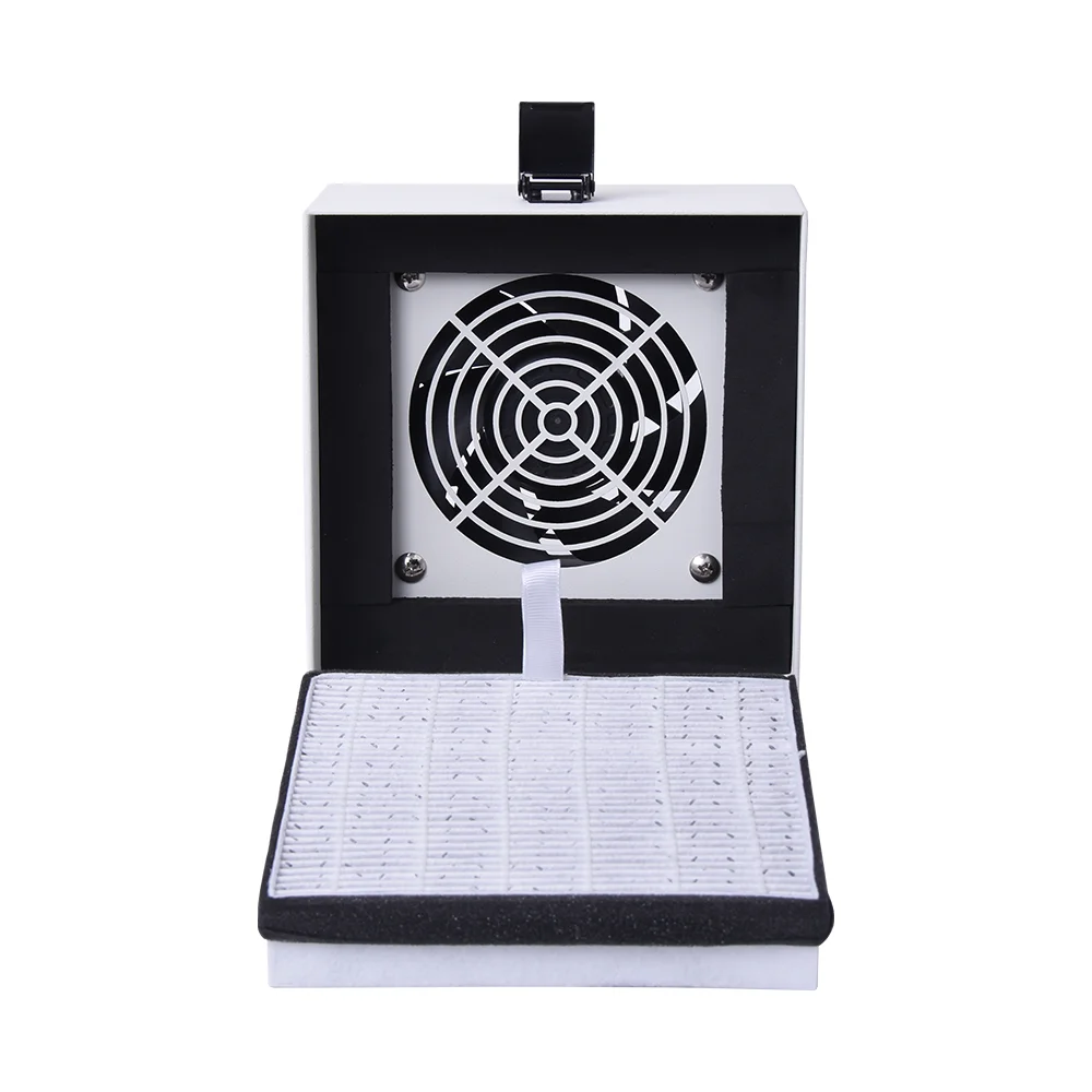 KNOKOO FES035 Absorvedor de fumaça de soldagem de ferro elétrico, trabalho de solda DIY e reparo de telefone Extrator de fumaça de mesa portátil dedicado