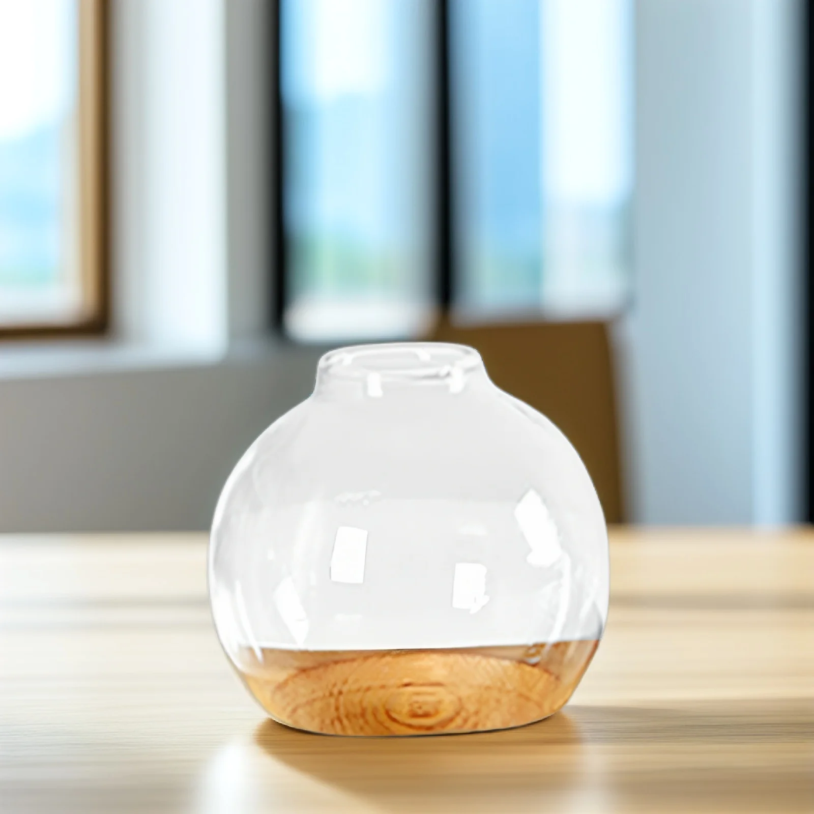 

1 set 1 Set Green Plant Pots Glass Terrarium For Hydroponic Plants Desktop Decor Vase Water Propagation Station Indoor Planters