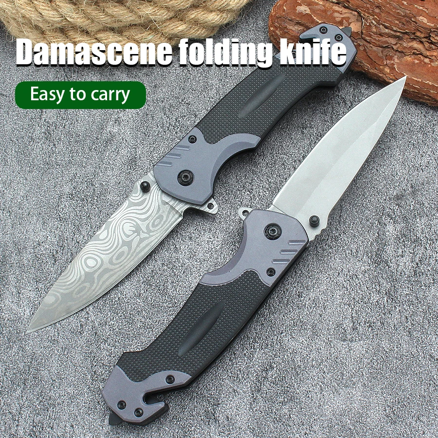 

Folding knife outdoor multifunctional stainless steel knife carry folding knife fruit knife camping barbecue portable sharp