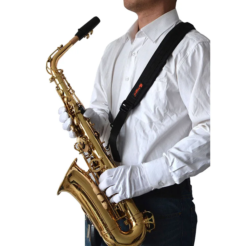 Moonemairs correa de saxofón Alto, correas de saxofón Tenor, cinturón de saxofón Soprano, accesorios de hombro