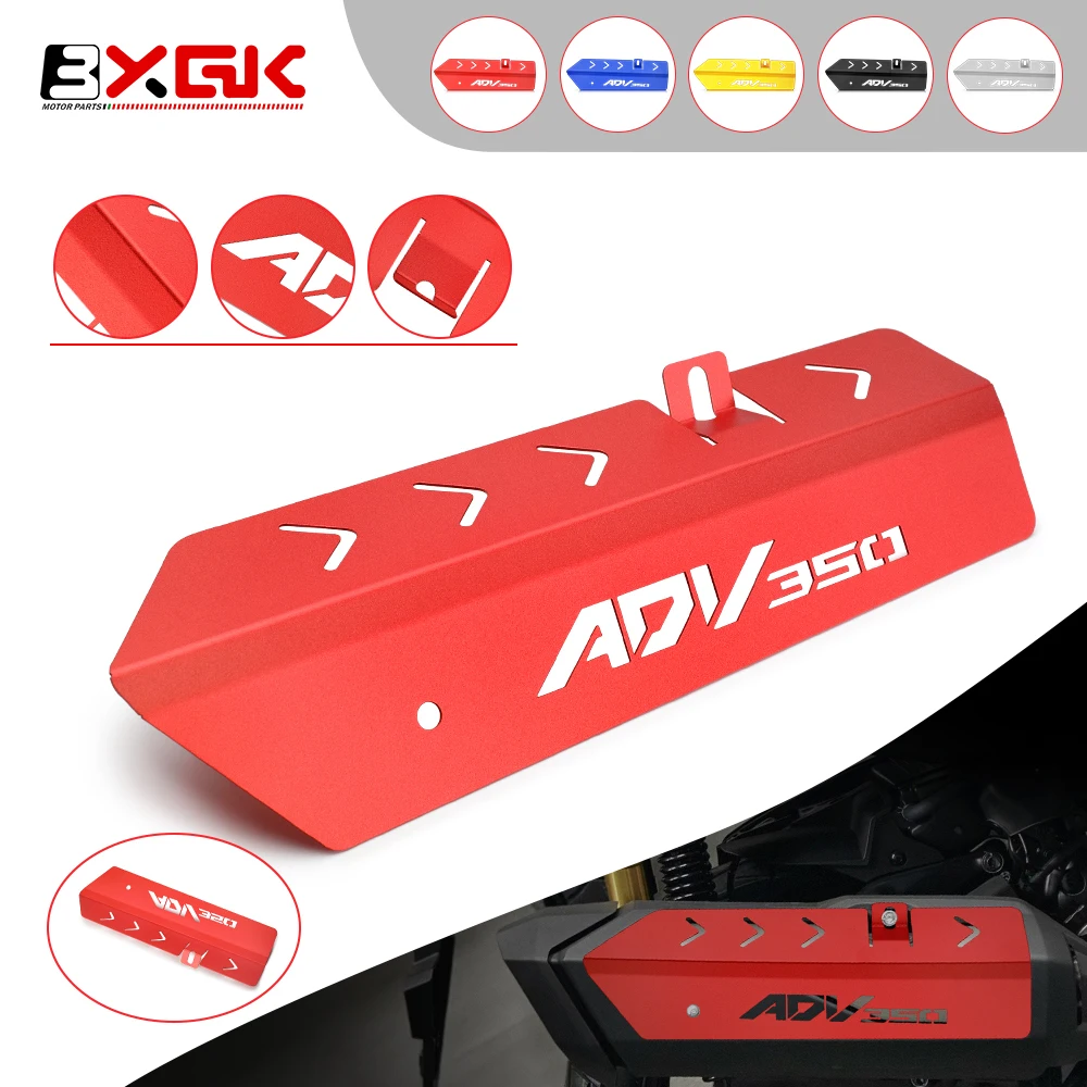 

For Honda ADV350 ADV 350 2022-2026 2024 2025 Motorcycle Accessories Exhaust Heat Dhield Protector Guard Cover Decorative Cover