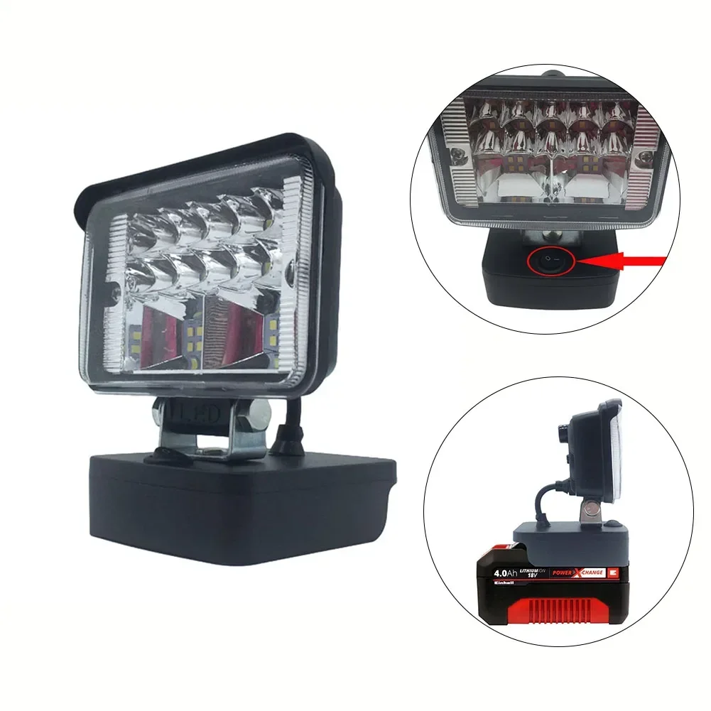 Ergonomic Design Wireless LED Light For Einhell 18V Liion Battery Comfortable Grip And Long Lasting Illumination