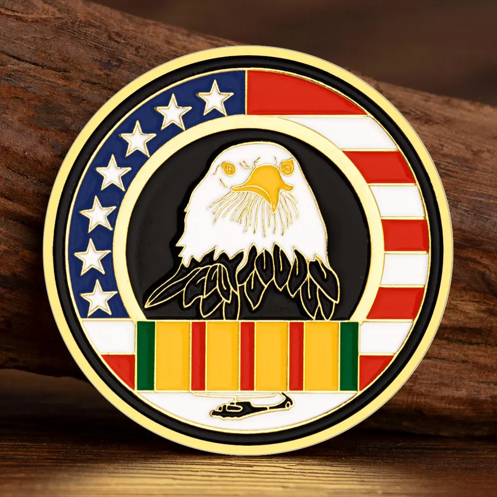 September 11 2001 American Heros Souvenir Coin Gold Plated Bald Eagle World Trade Center Pattern Commemorative Coins