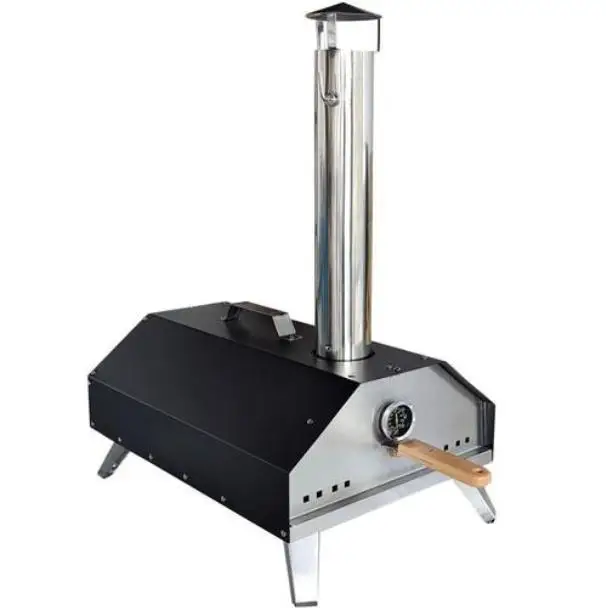 Mini parrilla de barbacoa de carbón portátil, salida de fábrica, jardín al aire libre, fuego de madera, horno y tostadores de Pizza sin humo