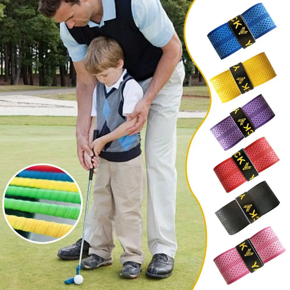 Pita pegangan klub Golf 6X Overgrip Golf Club yang tetap kering menyerap keringat dan Non-slip dengan Velvety nyaman Overgrip untuk klub Golf