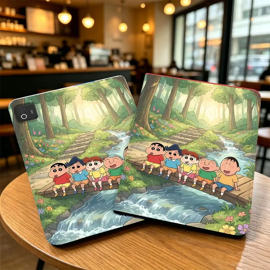 Cartoon Cute Nene with Pencil Slot Case for Xiaomi Pad 6s Pro 7 Ultra Pad 5 6 7 8 Pro Redmi Pad SE K Pad 8.8 9.7 12.4 Inch