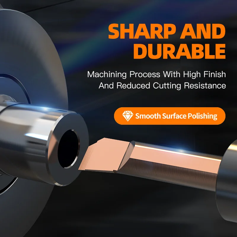 HUHAO MTR Small Hole Internal Boring Tool MTR Boring Cutter Carbide Lathe Boring Cutter Lathe Tools Machining Metal Boring Tool