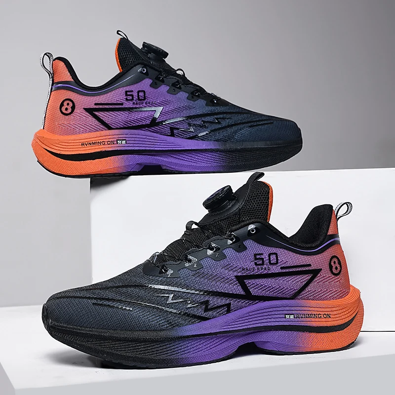 

Men's sports shoes, lightweight carbon plate racing running shoes, winter shock absorption, anti slip, wear-resistant, breathabl