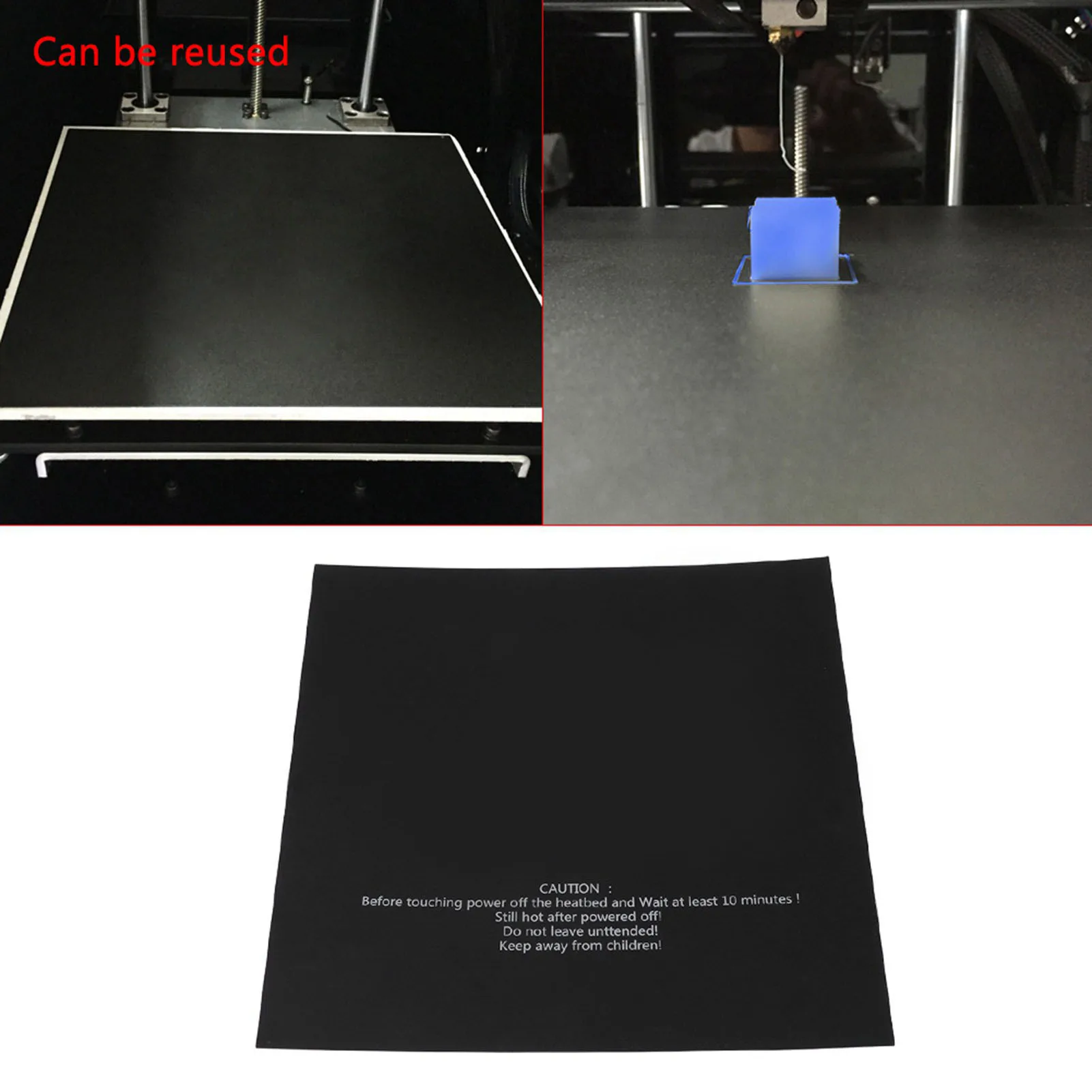 

Запчасти для 3D-принтера, клейкая лента для кровати, наклейки для 3D-принтера, 220x220 мм, часть 3D-принтера, наклейки для печати на пластине с подогревом