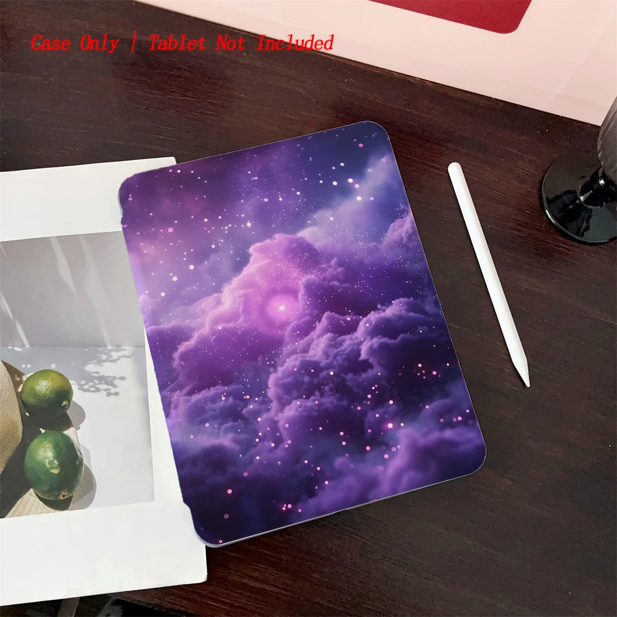 

8. Чехол для iPad с принтом в свежем стиле, 360° ° Вращающаяся подставка и слот для ручки, стиль книги, автоматический режим сна/пробуждения, совместим с различными Apple iPad