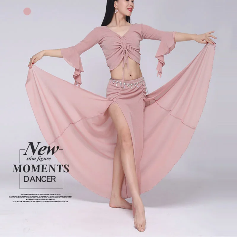 Belly Dance Skirt Practice Clothes Long Skirt Suit Luxury Modern Dance Performance Carnaval Costumes Sexy Woman 2023 Newest