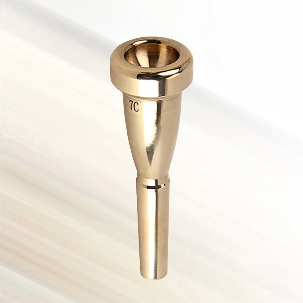 

Monette Trumpet Mouthpiece Nozzles Trumpets Gilded Instrument Lead Golden Mouthpieces