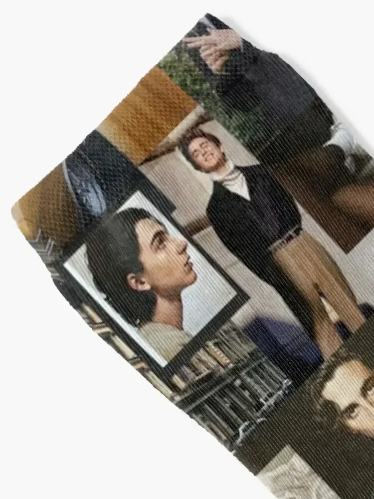 Timothee Chalamet: Collage Socks FASHION sports stockings Socks Girl Men's