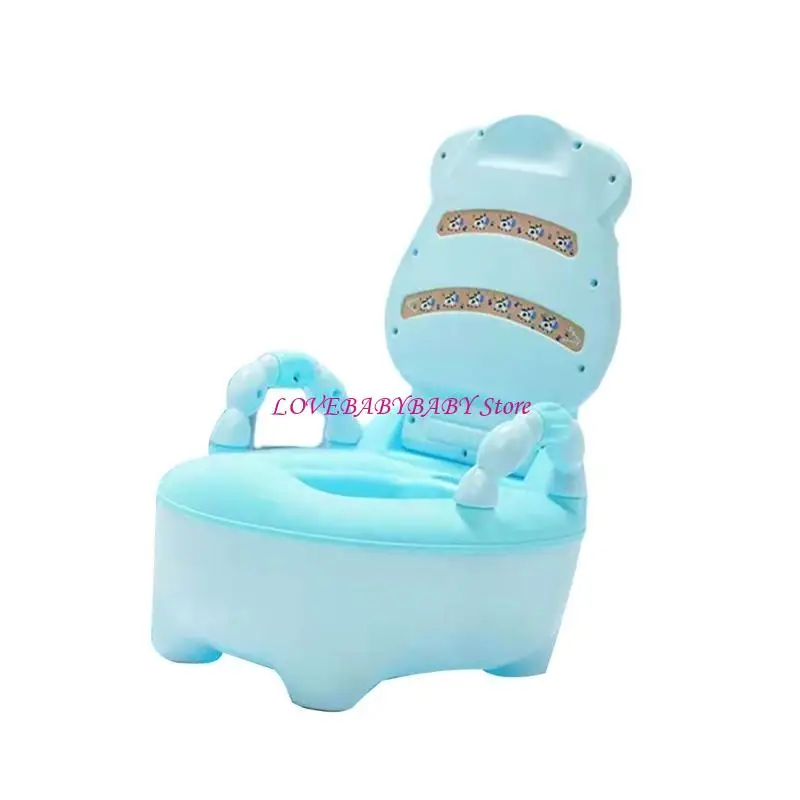 كرسي مرحاض لتدريب الرسوم المتحركة على القعادة للبنين فتيات غير قاع 4xBC #3