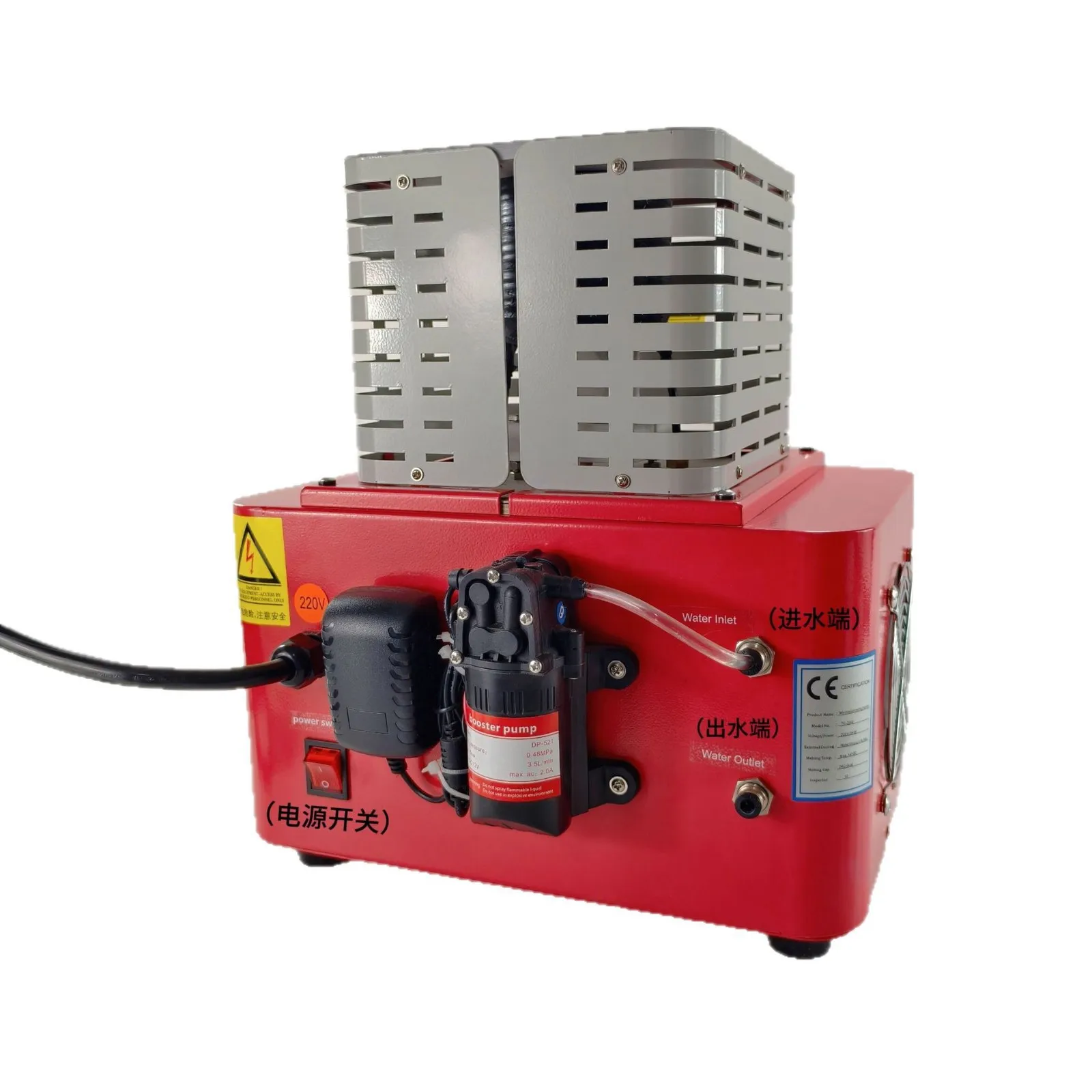 furnace 1450 degree gold, silver and iron melting equipment digital frequency conversion non-burning machine
