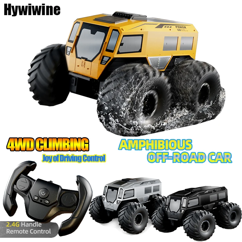 JJRC Rc Car Russian Sherp All-terrain 1:24 Model Alloy Body Doors Opened Shock Absorption Off Road Vehicle Toys for Kids