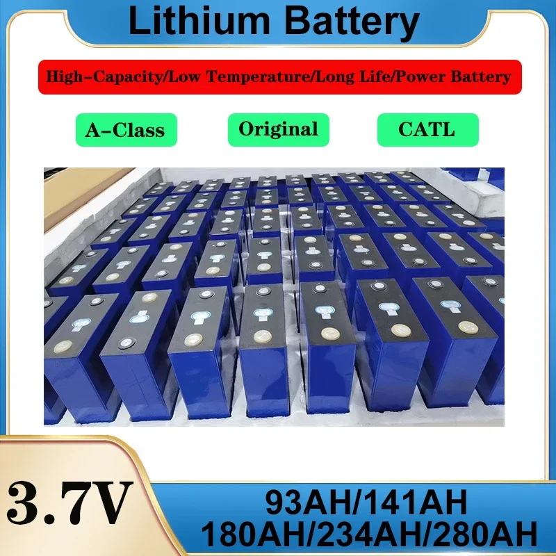 Batteria al litio CATL 3.7V 93Ah/141Ah/180Ah/234Ah/280Ah nuova batteria di accumulo di energia automobilistica ad alta capacità di classe A