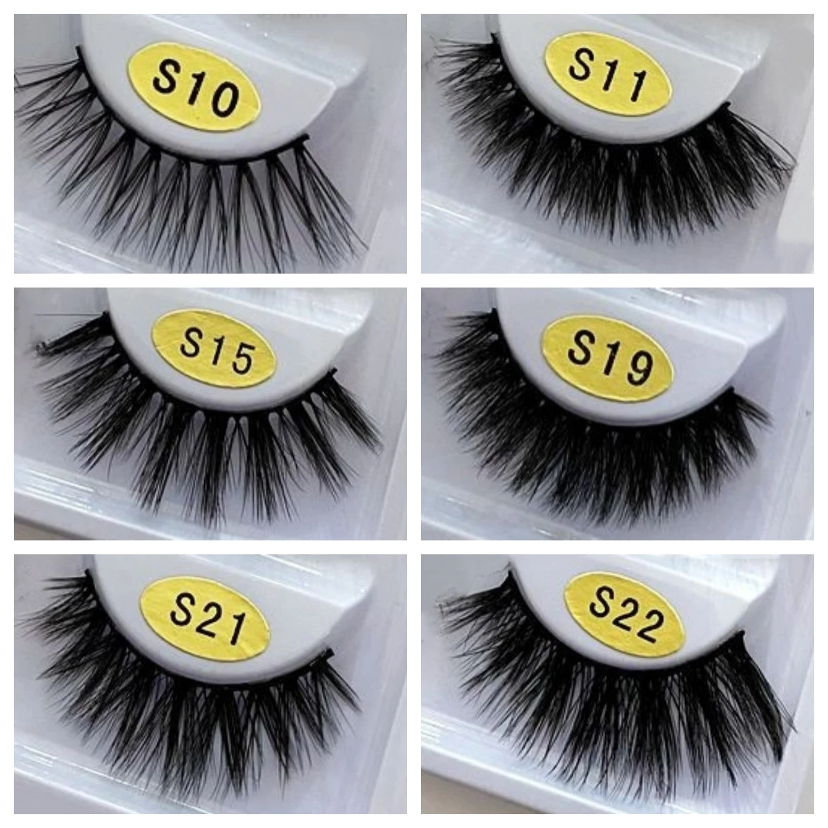 5 Pairs Natural Short-Style 3D Eyelashes Realistic Fresh Nude Makeup Look Artificial Flare Eye Extensions for Eye Beauty
