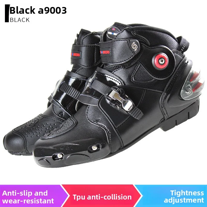 

HOT PRO-BIKE Waterproof All-season Motorcycle Riding Shoes for Men and Women Off-road Racing Boots Motorbike Rider Boots