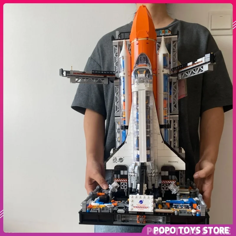 

Строительные блоки Jiaqi, супер космический шаттл, модель-головоломка ручной работы, подарок на день рождения для мальчиков и девочек, декоративный предмет