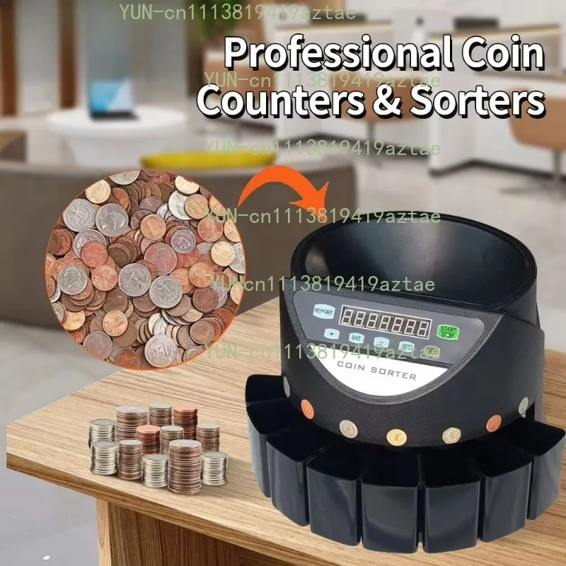 CS550 Electronic Coin Counter, Automatic Coin Counting Machine