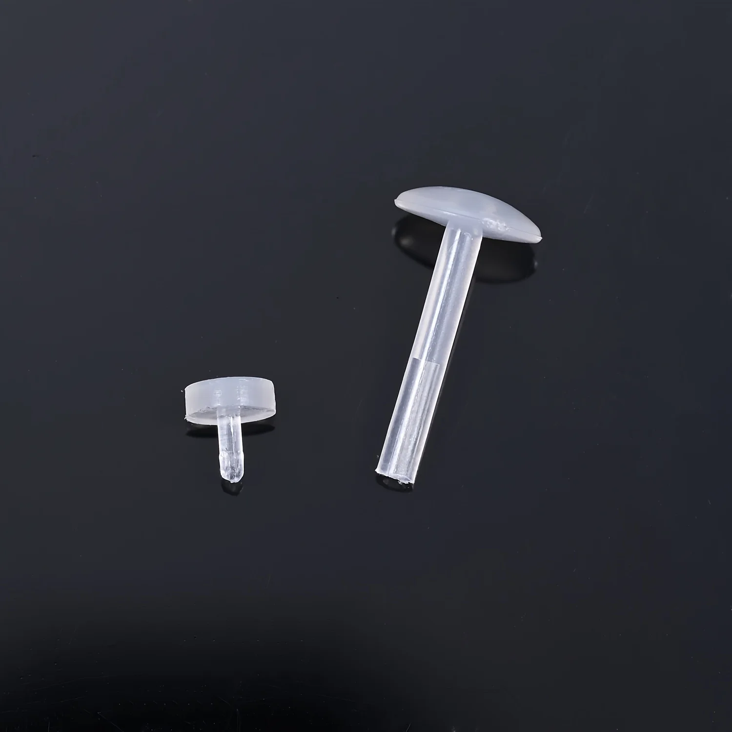 30PCS 6/8/10mm Clear Lip Rings Labret Retainer For Men and Women Cartilage Ear Nail Body Piercing Jewelry Acrylic