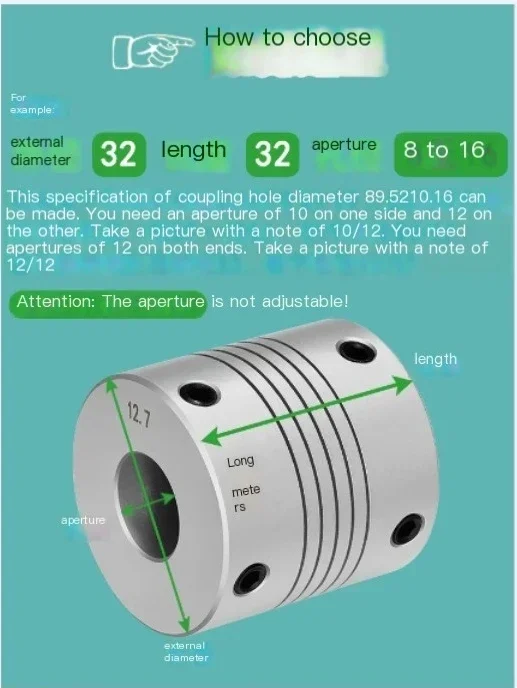 

Xingda CM aluminum alloy threaded coupling electronic equipment encoder groove winding elastic coupling