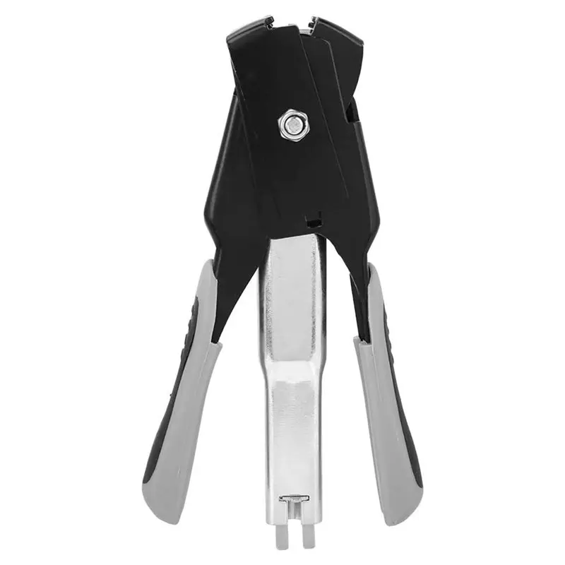 A27F-Rubber Handle Thickened C-Type For Cage& Seat Repair Pliers, Hog Ring Pliers Featuring Steel Pressing Design