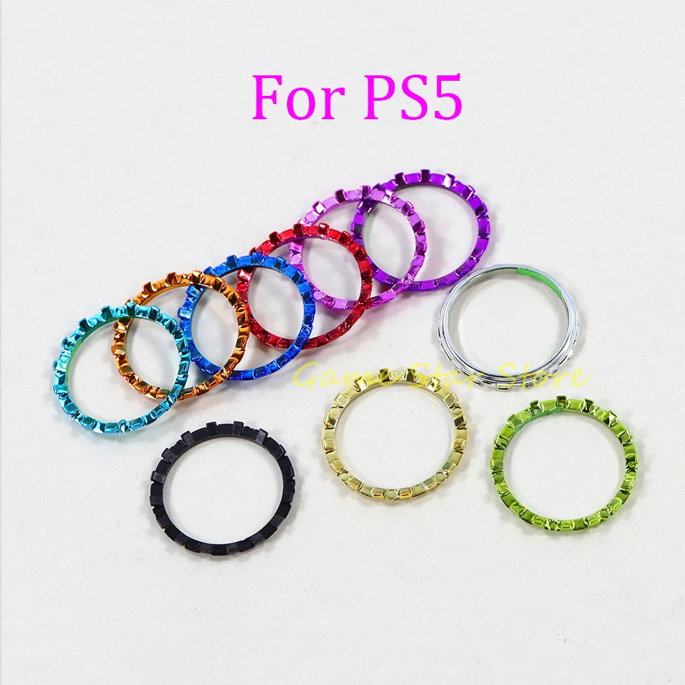 10 قطعة ل PS5 كروم تصفيح لهجة Thumbstick الروك خواتم ل بلاي ستيشن 5 تحكم لعبة الملحقات #1