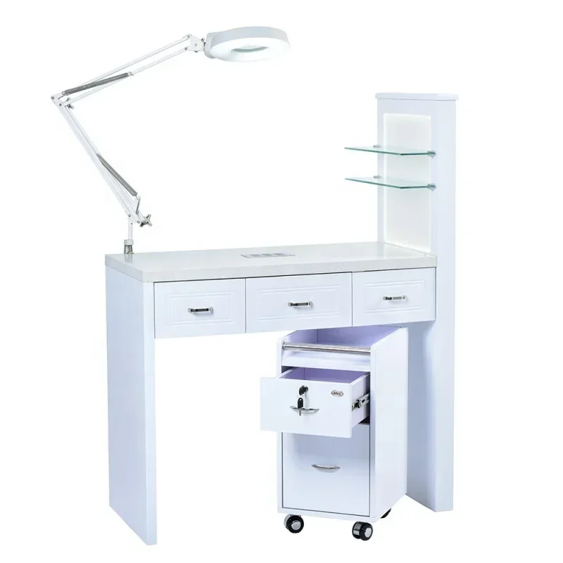 

Beauty Salon Equipment Modern Nail Manicure Tables For Sale