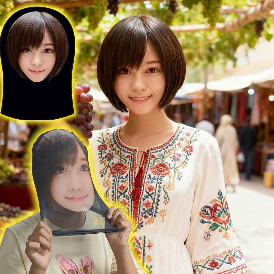 Couvre-chef de cosplay d'actrice japonaise mignonne, costume de jeu de rôle de nouvelle fête, spectacle en direct de fête costumée de festival intéressant