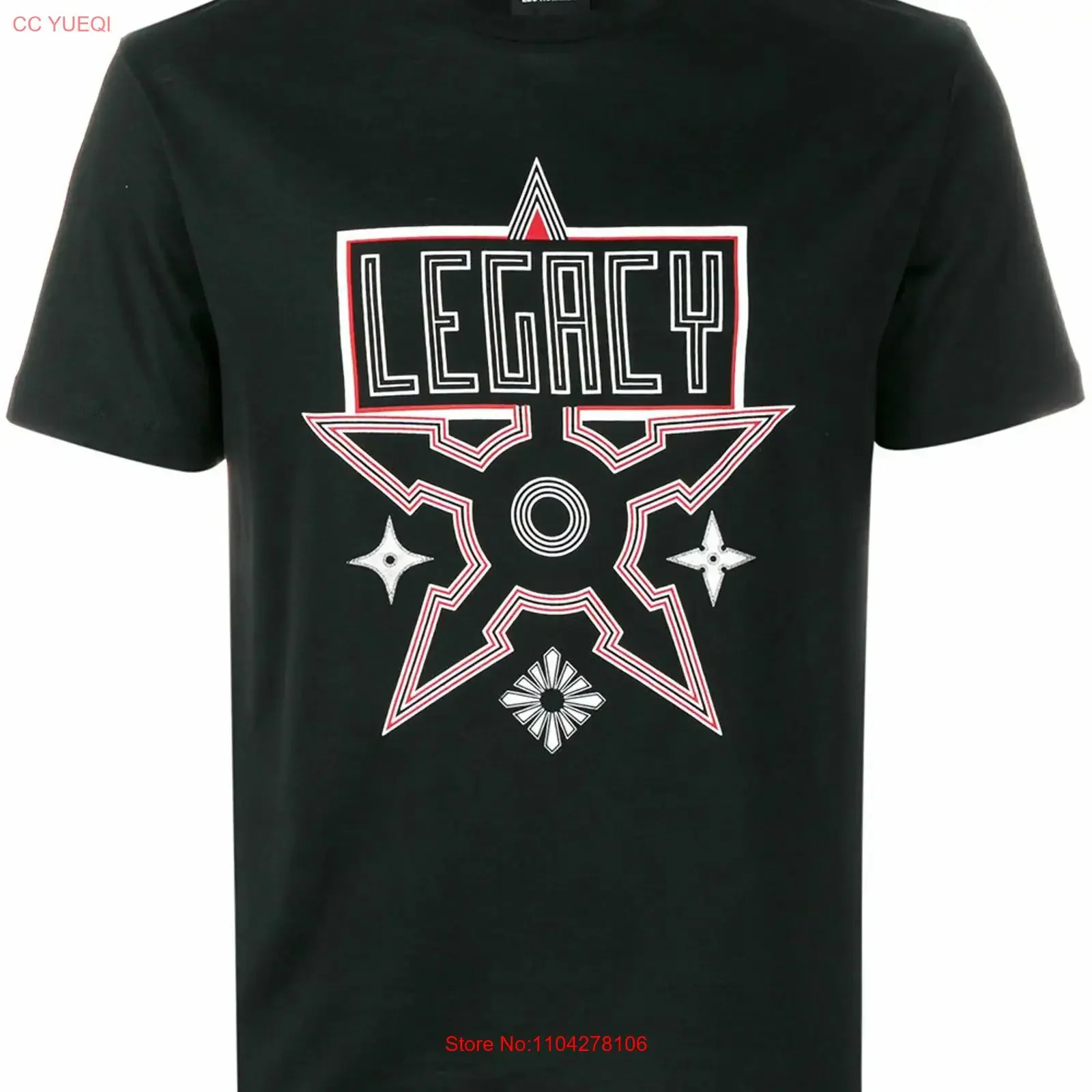 Les Hommes Legacy print T shirt DEFECT vintage Washed homme Breathable Stylish Unisex fashion Casual streetwear Stretched