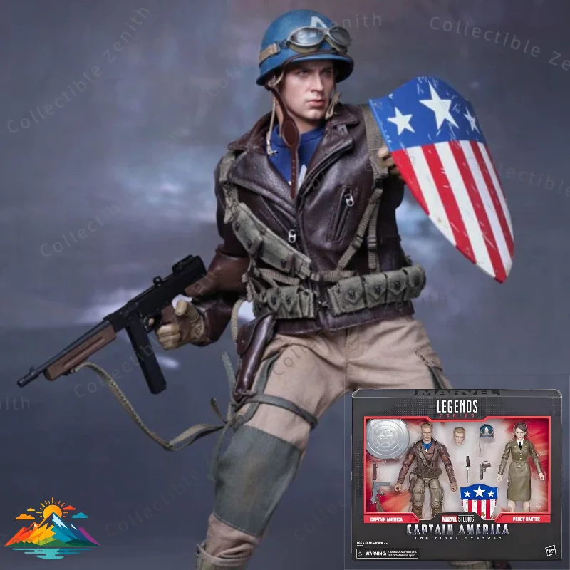 

【IN STOCK】New Original Hasbro Marvel Legends Series Captain America PEGGY CARTER Action Figures Toys Collection Models