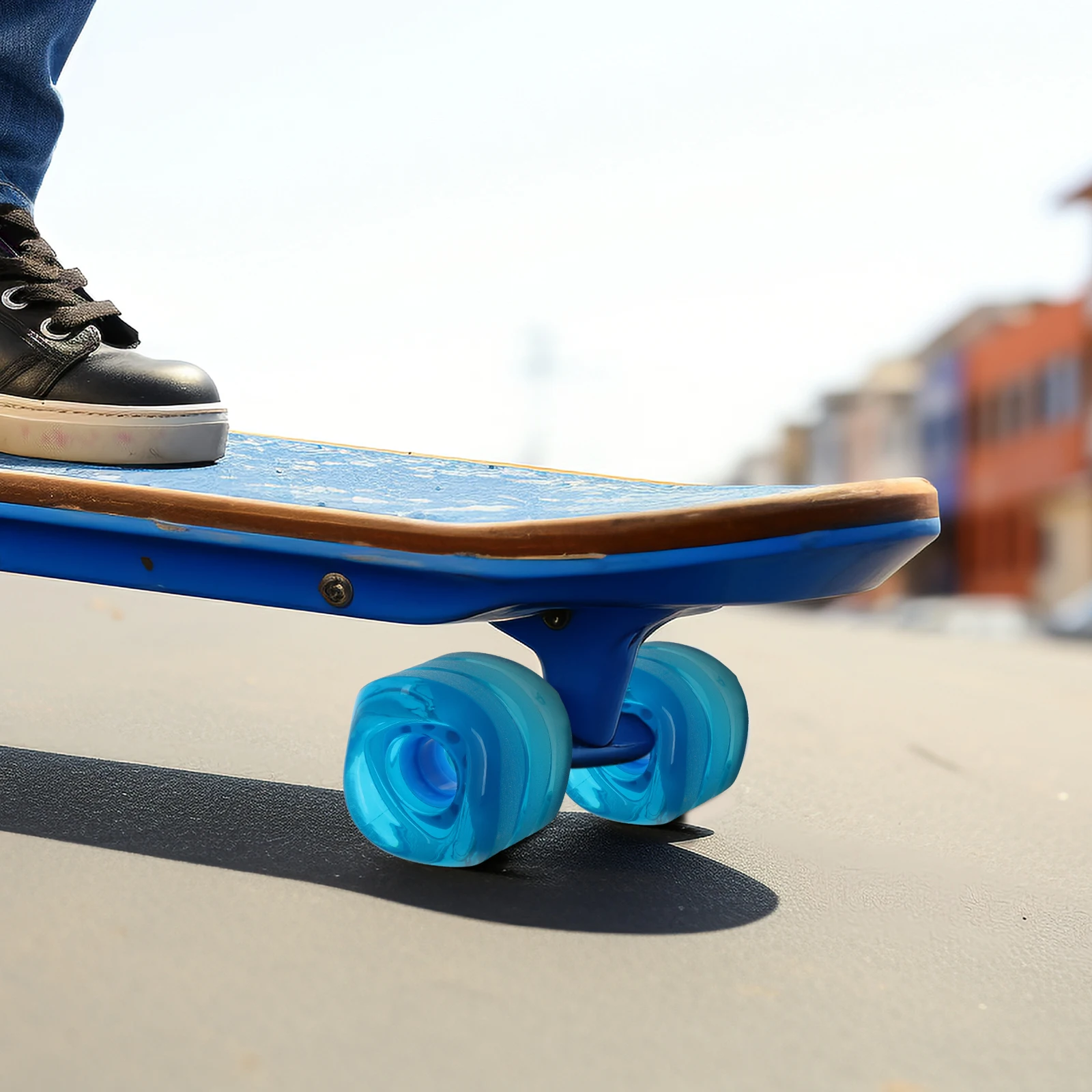 

Curved Skateboard Wheels Shaped Replacement Elasticity PU Parts Street Cruising Trick Dance Boards Unique Design For
