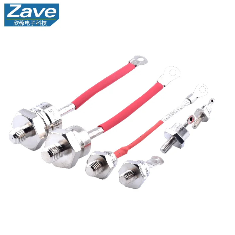 Bolt-Mounted High-Power Rectifier Bridge & Spiral Anti-Reverse Diode - 2CZ/ZP Series (5A, 50A, 100A, 200A)