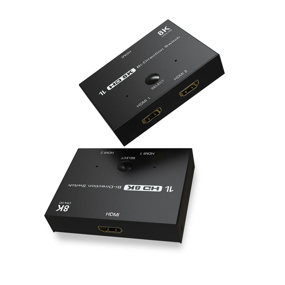 

PS5 HDMI 2.1 Двунаправленный переключатель 1 в-4 выхода — разветвитель 4K120 Гц/8K60 Гц со стабильным сигналом для игрового домашнего кинотеатра с несколькими устройствами