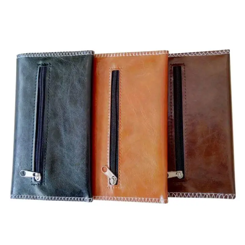 HORNET PU Leather Tobacco Bag Portable Cigarette Rolling Tobacco Pouch Case Wallet Tip Paper Holder Accessories