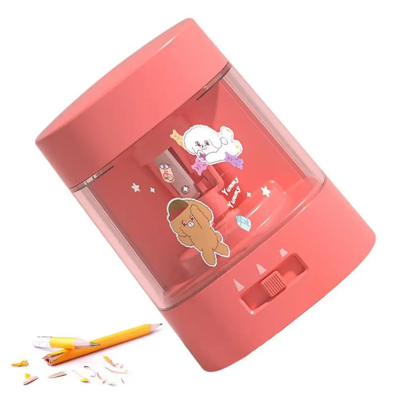 Automatic Electric Pencil Sharpener Durable Aesthetic Kawaii Stationery School Supplies Gifts For Kids Friends Students