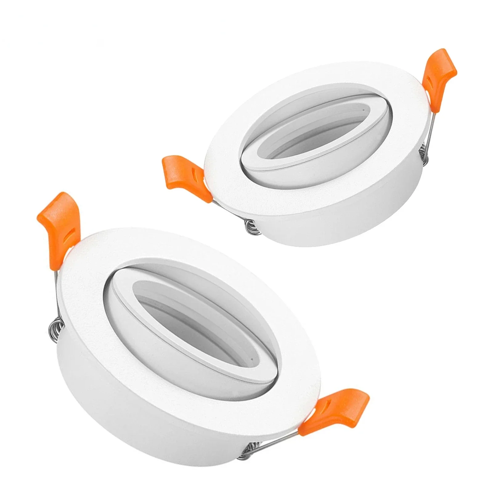 Aluminum Round LED GU10 MR16 Adjustable Spot Light Fixture LED Downlight Ceiling Spot Light Frame Cut-out 65mm