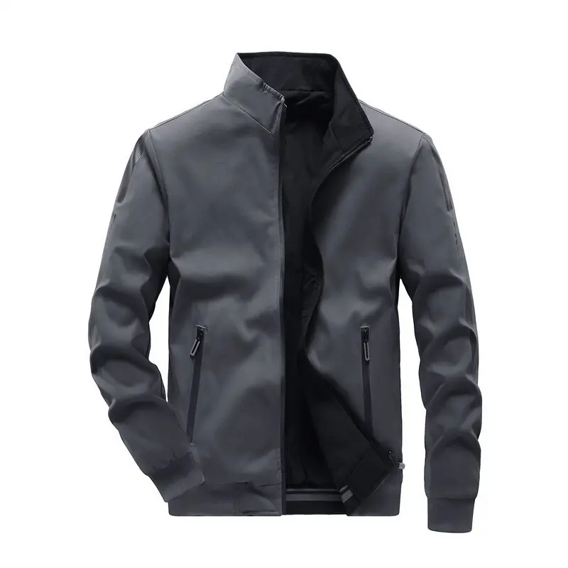 Spring And Autumn New Men'S Inside And Outside Double Wear Can Be Worn Outside The Casual Versatile Fat Sports Outdoor Jacket