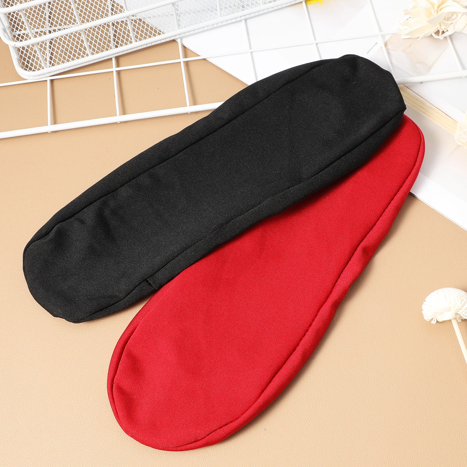 

4 Pcs Rest Mat Armrest Cover Office Pads Polyester Chair Protectors Covering for