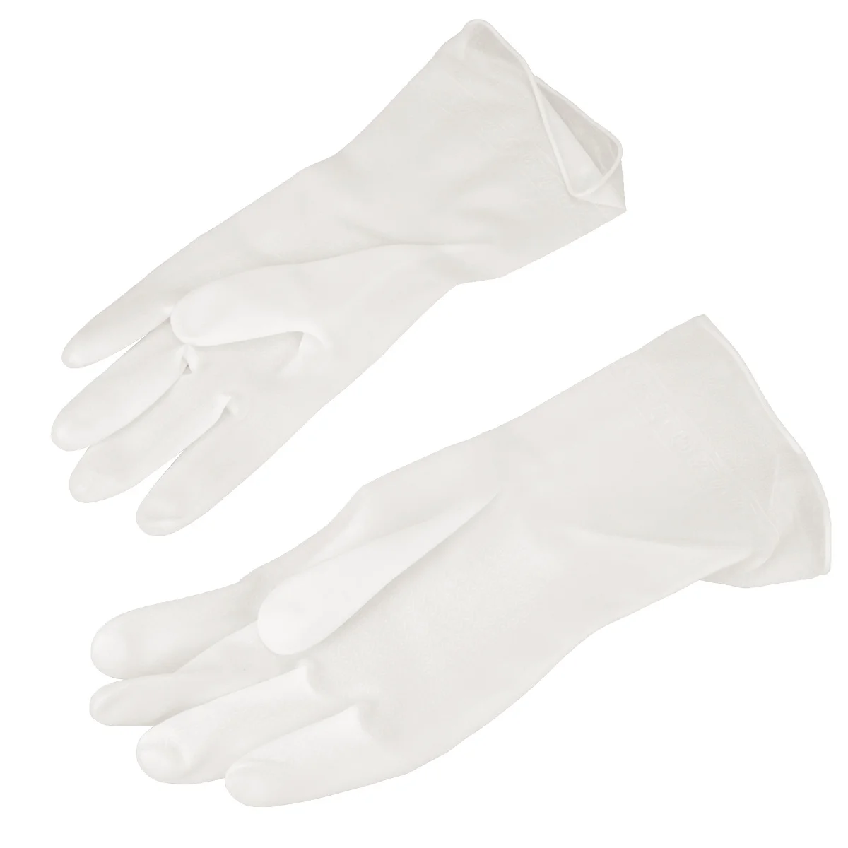 

Latex Cleaning Gloves Durable Non-Slip Dishwashing Kitchen Housework Gloves For Laundry Pet Care Garden Car Wash White