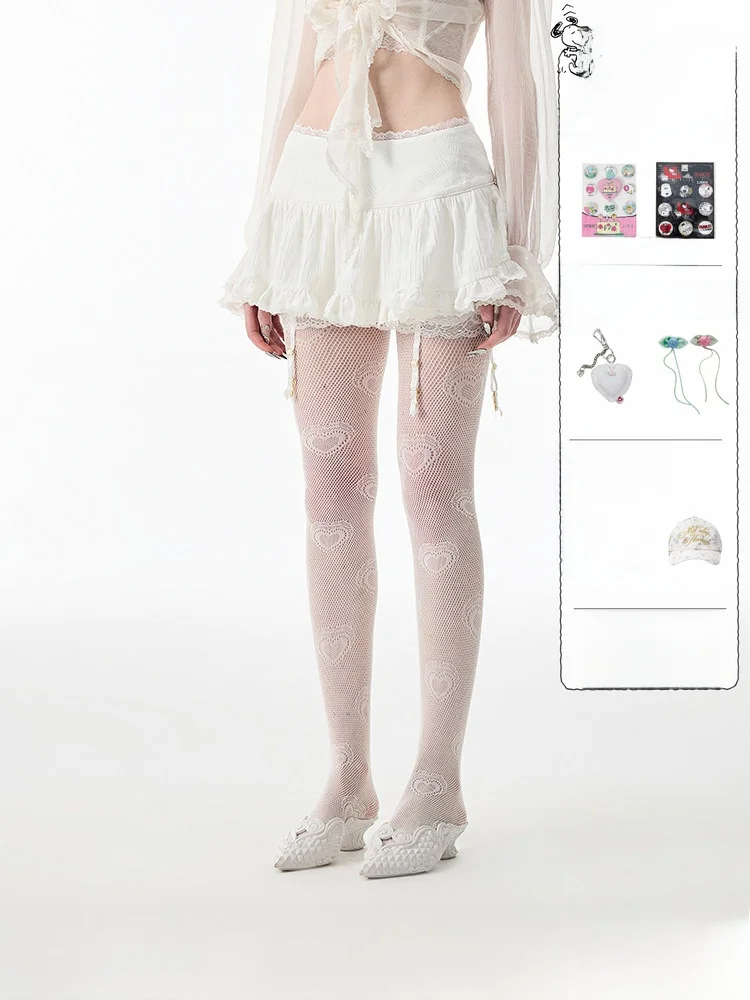 

Ballet Style Short Lace Hem Skirt Teen Girl's Cake Skirt mid Waist Pure Color Commute Scene Daily Wear A-Line Silhouette