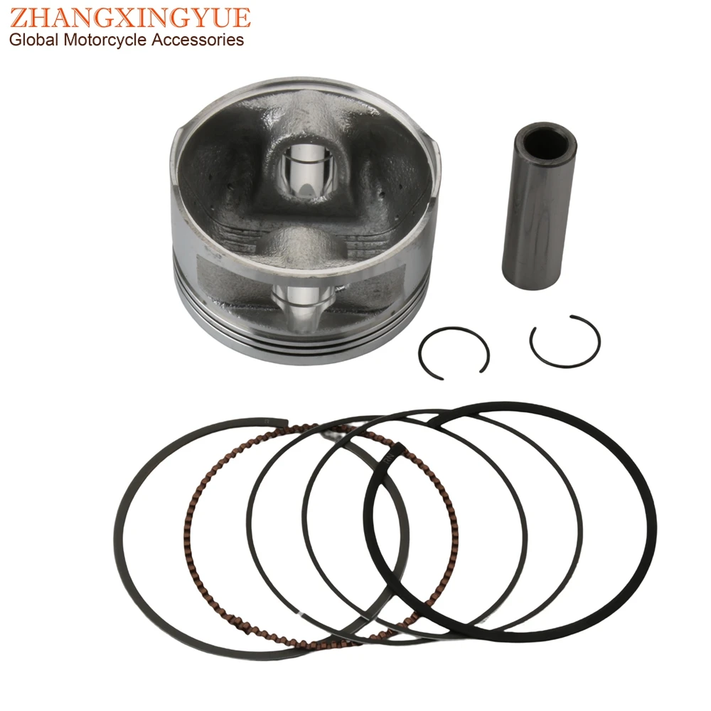 Scooter Piston Kit For Kymco Xciting 250 People S 250cc Maxxer MXU 300cc 13101-LDB2-E00  13011-KHE7-900 Motorcycle Engine Parts