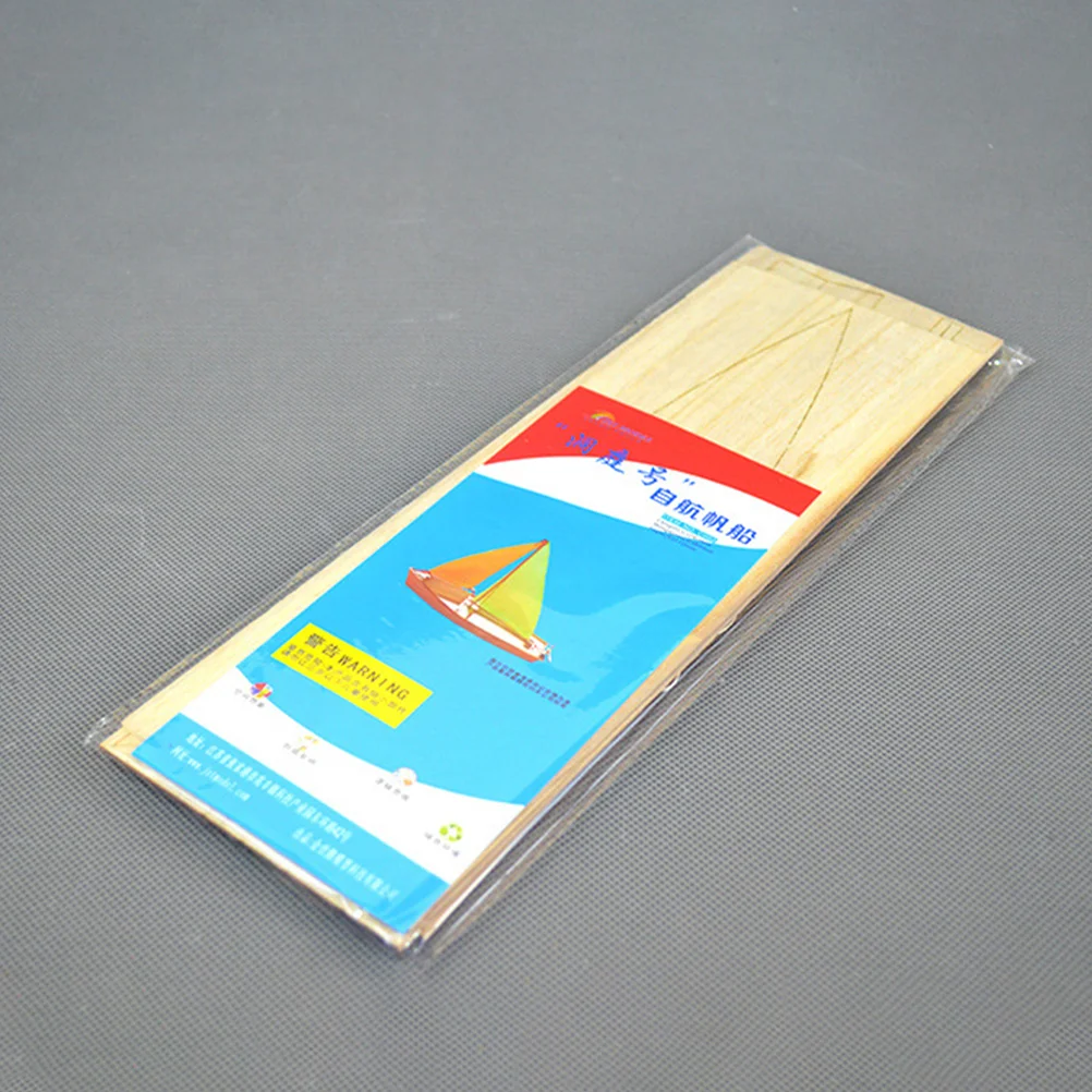 Mini House Building Kit Sailing Model Toy Wooden Sailboat Decor Ornament Baby Puzzle