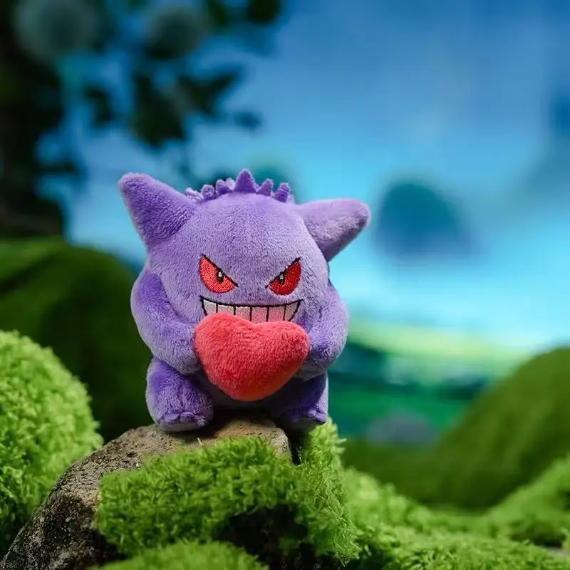 Pokemon Original Plüsch-Anhänger-Spielzeug Psyduck Gengar Mew Clefairy Slowpoke Togepi Plusle 6-13 cm Niedlicher Schlüsselanhänger Stoffpuppen-Geschenk – Detail 5