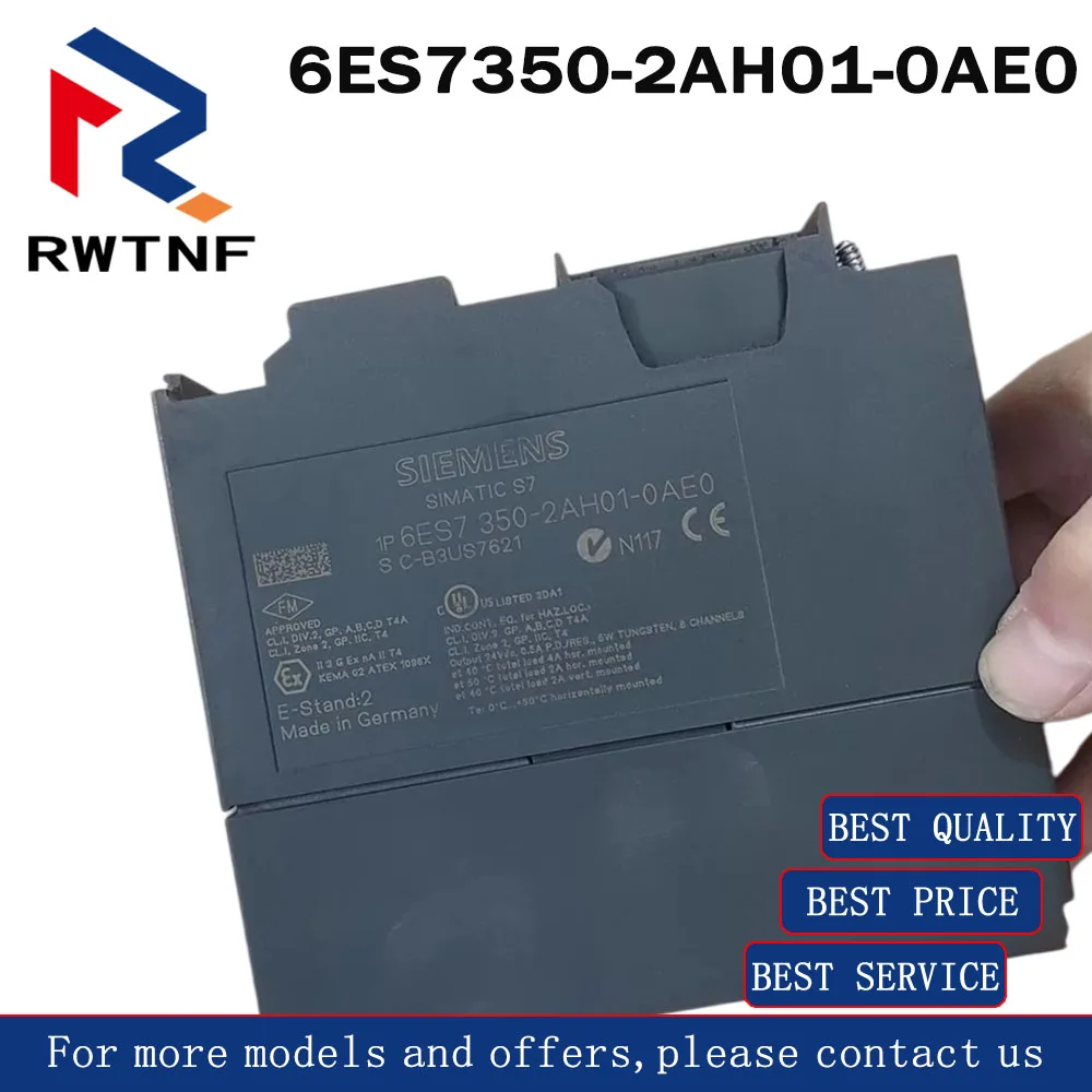 

Brand New Genuine 6ES7350-2AH01-0AE0 SIEMENS The high-speed counter module is suitable for S7-300 series PLC expansion.