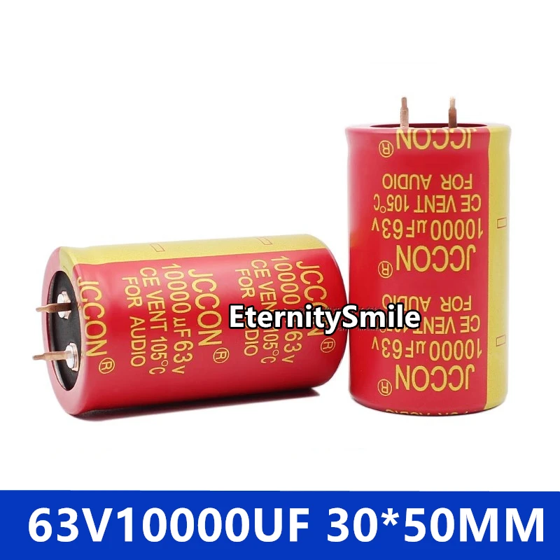 

63V 10000uF Electrolytic Capacitor With Copper Feet 30x50mm For Fever Amplifier HIFI Audio Filter Capacitor