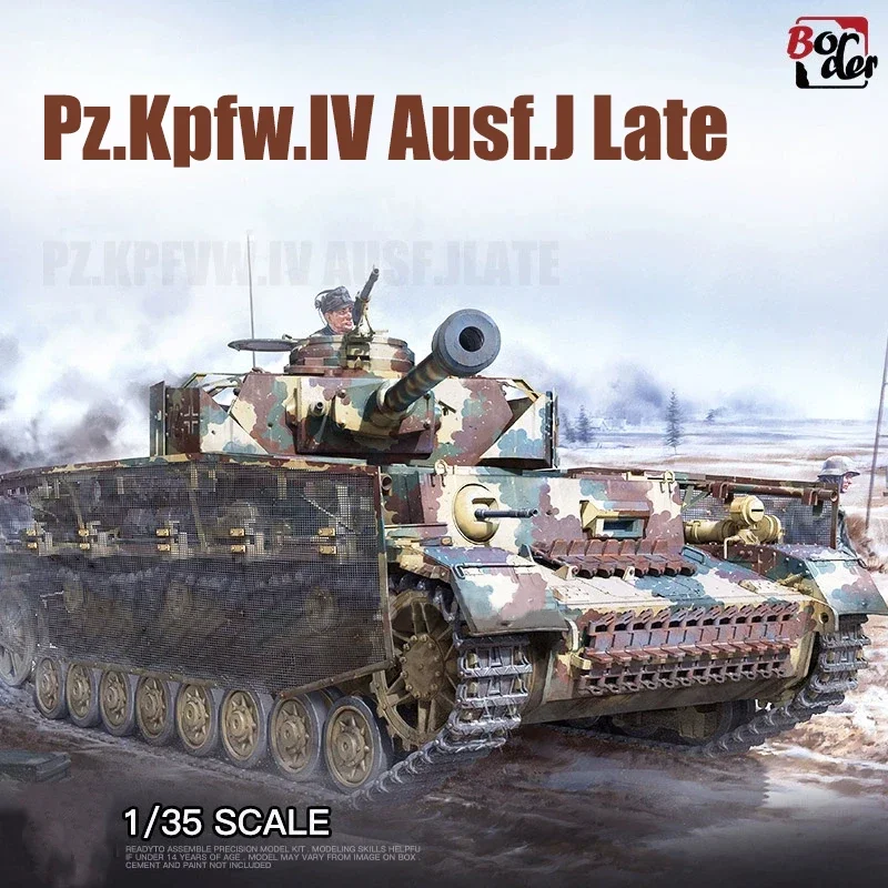 Border Model Assembly Tank Model Kit BT-008 Pz Kpfw IV Ausf J Post production 1/35 scale